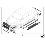 Spoiler przód MINI R56N R58 R59 Cooper Coop - 51112759387