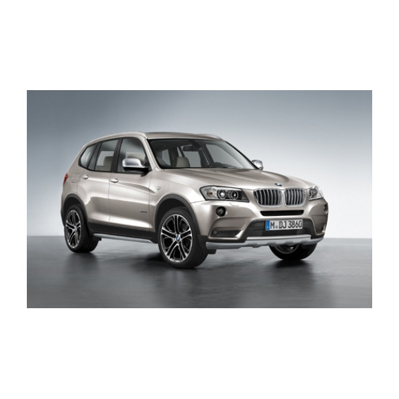 Atrapa chłodnicy w kolorze tytanu X3 - 51117237421