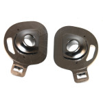 Komplet uchwytów Side view camera zderzaka przód BMW E70 X5 E71 X6 - 51117245403