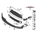 Uchwyt halogenu MINI R55N R56N R57N R58 R59 Cooper - 51117248798