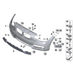 Mocowanie wspornika BMW F20 F21 114d 116d 118dX 120d 125d - 51117296330