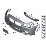 Dźwignia spryskiwacza reflektorów lewa BMW F10 520 523 525 528 530 550 M5 F11 520 523 528 530 535 550 - 51118048019