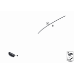 Atrapa nerka lewa BMW F20 F21 114 116 118 120 125 M135 - 51137262117