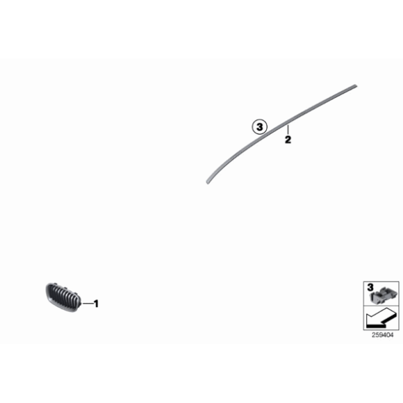 Atrapa nerka lewa BMW F20 F21 114 116 118 120 125 M135 - 51137262117