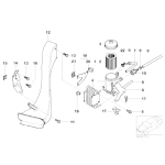 Wtyczka króciec paliwa BMW E46 318d 320d M47 - 13532247700