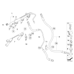 Wtryskiwacz BMW E46 E83 E85 E87 E90 E91 318316 X3 2.0i Z4 2.0i - 13537506158