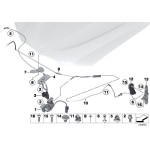 Linka maski od zamka BMW F25 F26 X3 X4 18 20 28 30 35 M40 - 51237218568