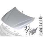 Siłownik amortyzator maski pokrywy silnika BMW F20 F21 F22 F23 F30 F31 F32 F33 F34 F36 - 51237239233