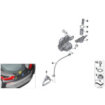 Zamek tylnej klapy BMW I12 i8 MINI R60 R61 - 51249802312