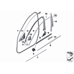 51337182013 Osłona trójkąta lusterka lewa BMW F10 F10N F11 F11N 520 518 523 525 528 530 535 550 M5 - 51337182013 - Części oryginalne BMW Łódź | Sklep internetowy BMW