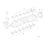 Kółko czujnika impulsów BMW E36 E38 E39 E46 E53 X5 E60 E61 E65 E83 X3 E85 Z4 Z3 - 11211427886