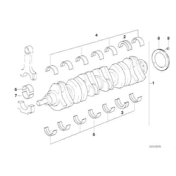 Kółko czujnika impulsów BMW E36 E38 E39 E46 E53 X5 E60 E61 E65 E83 X3 E85 Z4 Z3 - 11211427886