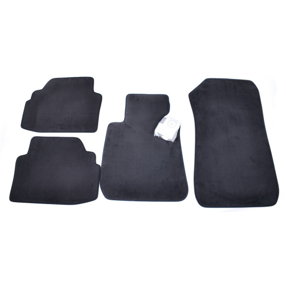 Dywaniki welurowe komplet ANTHRAZIT BMW E92 316 318 320 325 328 330 335 produkowane od 2011-08 - 51477316595