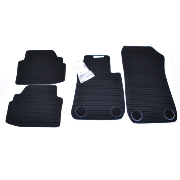 Dywaniki welurowe komplet ANTHRAZIT BMW E92 316 318 320 325 328 330 335 produkowane od 2011-08 - 51477316595