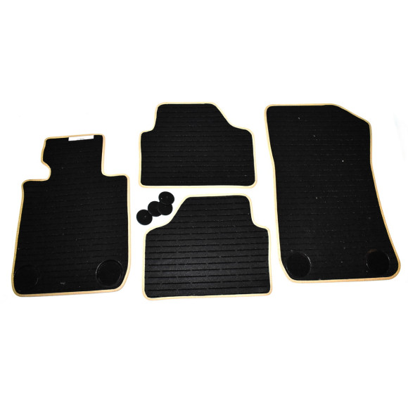 Dywaniki welurowe komplet BEIGE BMW E84 X1 16 18 20 28 - 51477316627
