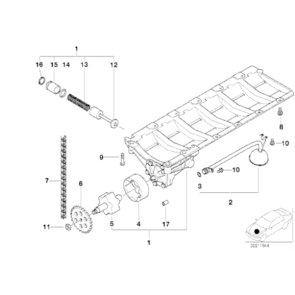 11411432735 Przewód ssący BMW E38 728i produkowane od 1998-09 do 2000-01 - 11411432735 - Części oryginalne BMW Łódź | Sklep internetowy BMW