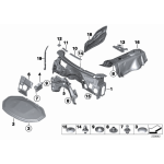 51489175051 Izolacja dźwiękowa pokrywy silnika wygłuszenie maski BMW F25 X3 F26 X4 - 51489175051 - Części oryginalne BMW Łódź | Sklep internetowy BMW