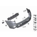 Uszczelka nadkola tylna lewa BMW F25 F26 X3 X4 18d 18i 20d 20i 28i 30dX 35iX M40iX - 51627213651