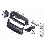 Uchwyt chłodnicy górny lewy BMW F20 F21 F22 F23 F30 F31 F32 F33 F34 F36 - 51647266167
