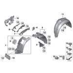 Pokrywa osłony wnęki koła nadkola BMW E84 X1 16d 16i 18d 18i 20i 20d 23d 25d 25i 28i 35i - 51712993140