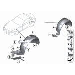 51717149449 Pokrywa zaślepka nadkola przód lewa BMW E89 Z4 18i 23i 28i 30i 35i 35is - 51717149449 - Części oryginalne BMW Łódź | Sklep internetowy BMW