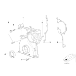 11141433639 Uszczelka obudowy rozrządu dolna BMW E38 E39 E46 E53 E65 E60 E61 E83 520 525 528 530 320 323 325 328 330 728 - 11141433639 - Części oryginalne BMW Łódź | Sklep internetowy BMW