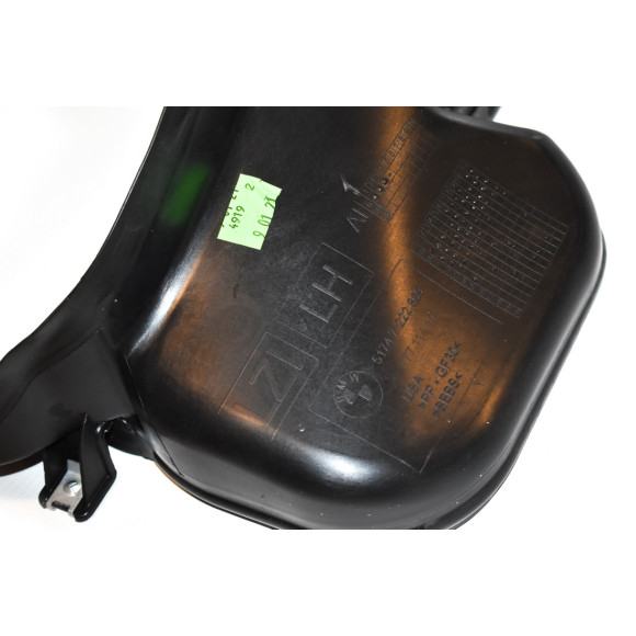 Prowadnica powietrza dodatkowego chłodnicy lewa BMW E70N X5 30dX 35dX 40dX 50iX M50dX - 51747222869