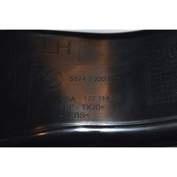 Kanał powietrza hamulca przód lewy BMW E70 X5 30dX 35iX 40dX 40iX 35dX 50iX M50dX - 51747222877
