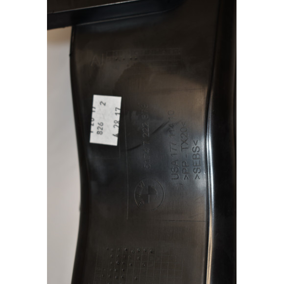 Kanał powietrza hamulca przód prawy BMW E70 X5 30dX 35iX 40iX 40dX 50iX M50dX - 51747222878