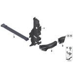 Kanał powietrza hamulca przód lewy BMW R60 R61 Cooper - 51749802119