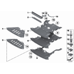 Osłona silnika BMW E84 X1 18dX 20dX 20iX 25dX 28iX 35iX - 51752990575