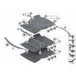 Uchwyt osłony silnika BMW F20 F21 F22 F23 F30 F31 F34 - 51757241820