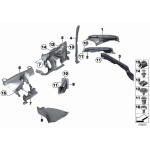 Osłona nadkola przód lewa BMW F10 F11 F10N F11N 520 523 525 528 530 535 550 M550 - 51758045195