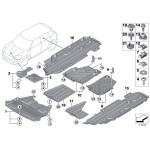 Osłona silnika MINI R60 R61 Cooper 1,6 2,0 D SD N16 - 51759807730