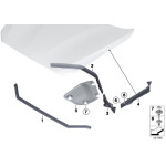 Uszczelka pokrywy silnika przednia BMW F20 F21 F22 F23 F87 M2 F20N F21N - 51767239145