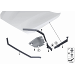 Uszczelka ścianki bocznej lewa BMW F20 F21 F22 F23 F87 114 116 118 120 125 218 220 230 - 51767269997