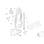 Koło łańcuchowe rozrządu BMW E36 E46 Z3 316i 318i M43 - 11311435992