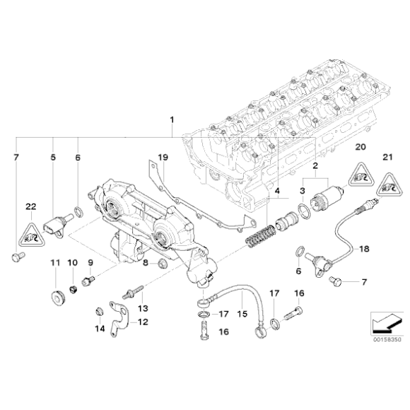 Śruba dwustronna BMW E36 E39 E46 E53 E60 E61 E65 E66 E83 E85 Z3 - 11361436272