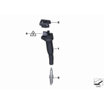 Blokada cewki zapłonowej BMW E39 E46 E53 E60 E61 E63 E70 E81 E84 E83 E90 F01 F10 F15 F30 MINI - 12131437986