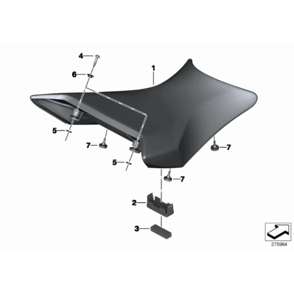 52537727087 Śruba soczewkowa z łbem kołnierzowym - 52537727087 - Części oryginalne BMW Łódź | Sklep internetowy BMW