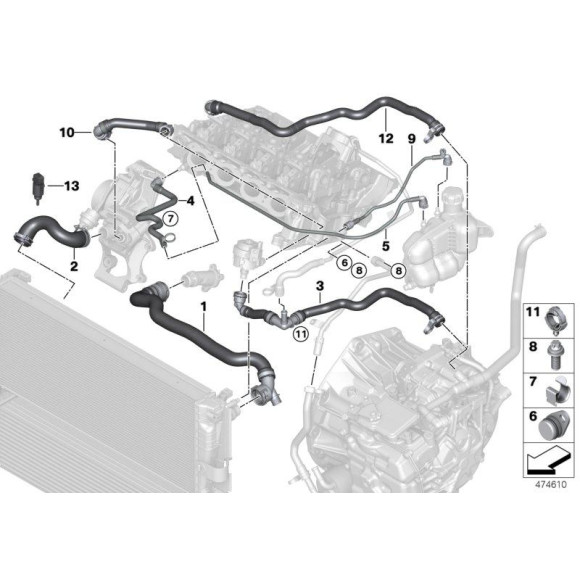 13621433077 Czujnik temperatury wody BMW E46 E38 E39 E60 E65 E87 F10 E90 - 13621433077 - Części oryginalne BMW Łódź | Sklep internetowy BMW