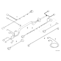 Zestaw przewodów ukł. kierowniczego BMW E70N E71 30dX 35dX 35iX 40dX 50iX - 61129217563
