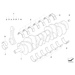 11241438927 Panewka czerwona BMW E53 X5 E60 E61 E63 E64 E65 E66 545 645 735 745 750 760 - 11241438927 - Części oryginalne BMW Łódź | Sklep internetowy BMW