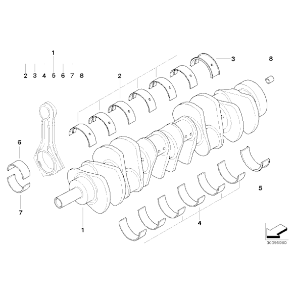 11241438927 Panewka czerwona BMW E53 X5 E60 E61 E63 E64 E65 E66 545 645 735 745 750 760 - 11241438927 - Części oryginalne BMW Łódź | Sklep internetowy BMW