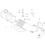 Przepływomierz BMW E39 E38 535i 735i M5 S62 M62 - 13621433566