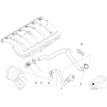 Pompa ssąca strumieniowa podciśnieniowa BMW E38 E39 728i 520i 523i 528i - 11611439025