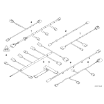 Wiązka przewodów PDC przód BMW E70N 30dX 35dX 35iX 40dX 50iX M50dX - 61129244422