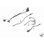 Przewód kabel naprawczy B+ BMW E81 E87 E90 E91 E92 E93 E84 X1 - 61129269907