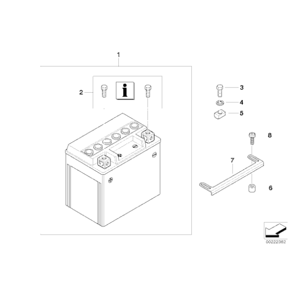 61217724073 Akumulator AGM - 61217724073 - Części oryginalne BMW Łódź | Sklep internetowy BMW