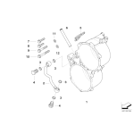 Rurka dopływowa alternatora BMW E65 E66 735i 745i 760i - 12311439988